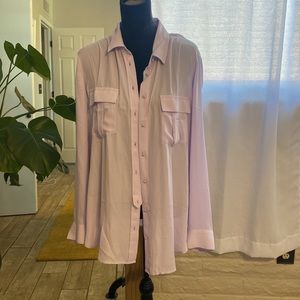 Lavender JCREW Dillon classic fit button down